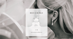 Desktop Screenshot of beccaborge.com
